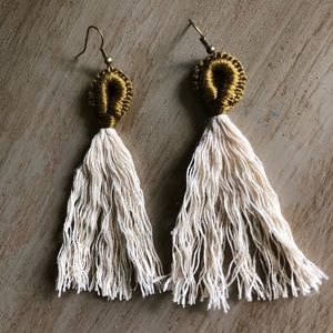 handmade Jewelry - Boho fringe tassel earrings handmade Jewelry - Boho fringe tassel earrings